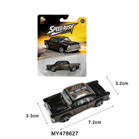Nuevo Modelo a Escala 1:64, Auto de Metal de Aleación, Económico, con Ruedas Libres, Mini Auto de Carreras de Juguete