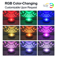 Lampes LED solaires flottantes pour piscine, étanches IP67, changement de couleur RGB, à intensité variable, sans fil, télécommande, lampe décorative de jardin, lampe de nuit