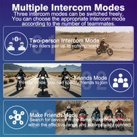 Casque de moto avec interphone MAXTO M6S, modèle automatique, réseau multi-personnes, étanche, en silicone, autonomie de 270 heures, 12 heures en veille