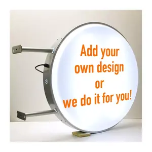 Chinahoo wholesale 60cm round shape circle advertising signage aluminium frame led light box