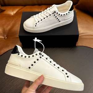 Chaussures de sport de luxe de haute qualité 5A, en cuir véritable, respirantes, à bout ouvert, à lacets, pour hommes, printemps/hiver - Product Image 5