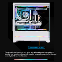 Zeromaster ATX Gaming PC Case High Airflow Tempered Glass ARGB Mid Tower Computer Chassis