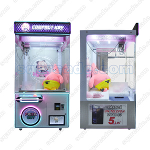 Machine à griffes de système de rail XXL rose surdimensionné de 960mm Machine de jeu de poupée à pièces d'arcade à clé compacte pour enfants et adultes - Product Image 1