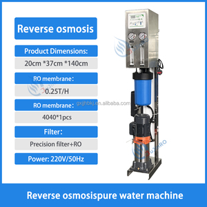 Système de filtration d'eau par osmose inverse JuJin Mini RO avec pompe à réservoir sous pression, garantie 1 an, 250 L/heure pour la filtration par osmose inverse de toute la maison - Product Image 3