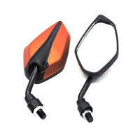 Rétroviseur latéral de moto scooter SH-2527 en aluminium, pentagone, réglable, convexe, rétroviseur arrière, garantie 1 an