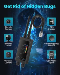 M8000 Hidden Camera Detector, <strong>Spy</strong> Camera Detector, Bug Detector, Magnetic Field Detector, Eavesdropping Device Detector - Product Image 2