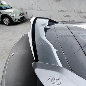 Alerón Trasero para Techo de Coche, Aspecto Negro Brillante/Carbono, Adhesivo Decorativo para Ford Focus MK3 RS 2011-2018 - Product Image 6