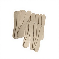 Bâtonnets de crème glacée en bois jetables écologiques et flexibles de 94 mm, faits maison, avec logo personnalisé, qualité alimentaire, vente en gros