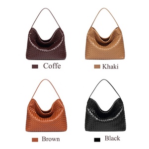 Bolso de Mano Tejido de Lujo para Mujer, 1859, con Correa Extraíble, Suave, Informal, de Hombro, de la Colección de Lujo para Damas - Product Image 4