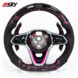 Volante de Cuero y Fibra de Carbono Forjado de Alta Calidad, Edición Limitada y Personalizada, Apto para Volkswagen Polo, Passat, Jetta, Golf - Product Image 4