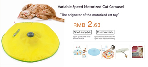 Vente chaude de jouets électriques multifonctions réglables à 4 vitesses pour <span class=keywords><strong>chat</strong></span> - Product Image 4