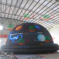 Projecteur de planétarium gonflable numérique Portable écran de cinéma extérieur planétarium dôme école astronomie Projection tente dôme
