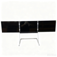 Moniteur portable triple 3*15,6 pouces FHD en alliage d'aluminium, extension d'écran d'ordinateur portable 480 cd/m² lumineux pour trader boursier et travail multi-tâches