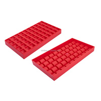 Boîte de jeu d'inventaire de pièces de monnaie en plastique épaissi 300/500 Pack Système de stockage de pièces de monnaie pour 6 ans et plus