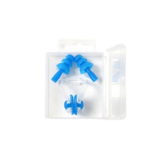 Clip nasal et bouchons d'oreilles pour la natation, en boîte, pour adultes et enfants, bouchons nasaux en silicone, équipement imperméable et antidérapant, anti-étouffement - Product Image 5