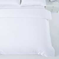 Ensemble de housse de couette en coton 300T pour la maison, housse de couette, taie d'oreiller avec édredons ajustés pour lits king et queen - Technique de tissage, literie double