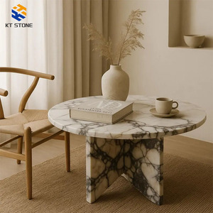 Tavolino da Caffè in Marmo Francese di Lusso, Design Moderno <span class=keywords><strong>per</strong></span> Soggiorno, Tavolo in Marmo Lussuoso e Moderno - Product Image 2