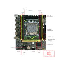 X99-P4 Intel LGA2011-3 H55 Motherboard Desktop DDR4 Motherboard Komputer Gaming