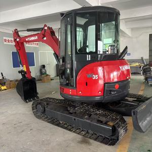 Mini-excavatrice sur chenilles d'occasion Yammar VIO35 d'origine japonaise, 3,5 tonnes, hydraulique, pour travaux de construction, d'agriculture et d'aménagement paysager. - Product Image 3