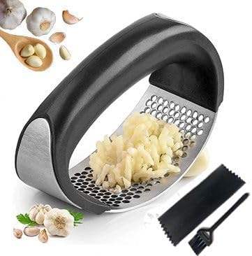 430 garlic press w/ badge in OPP bag