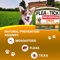 Friandises calmantes pour chien anti-anxiété poulet camomille L-tryptophane feux d'artifice séparation voyage 150/300