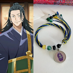 Hot New Style Trendy Designs Fashion <b>Beaded</b> Bracelets Satoru Gojo Anime Woven Bracelet for Women Anime Logo Hand Made Bracelet - Product Image 4