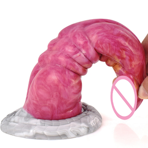 Juguete Sexual de Silicona FAAK de 9'' con Forma de Animal de Fantasía, Consolador Monstruoso, Juguete Sexual para Adultos de Color Sangriento, Masajeador de Punto G para Mujeres - Product Image 3