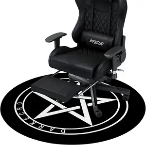 Alfombrilla grande antideslizante para silla de oficina, diseño personalizado de fabricante, para sala de juegos