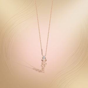 Colgante de Diamantes con Símbolo Espiritual de Lujo para Mujer en Oro de 10K, 14K, 18K, Plata de Ley 925, 935, Joyería Fina de Diseñador - Product Image 3