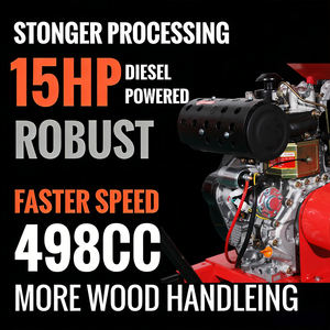 Broyeur <span class=keywords><strong>de</strong></span> branches mobile diesel pour vergers <span class=keywords><strong>de</strong></span> petite et moyenne taille, décharge rapide, 15 CV, moteur 4 temps, roulements robustes, certifié CE - Product Image 4