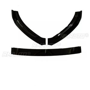 Difusor de Parachoques Delantero para Auto, Aspecto de Fibra de Carbono/Negro, Alerón, Kit de Carrocería para Volkswagen VW Polo 2019 - Product Image 3