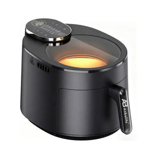 Freidora de Aire Visible sin Aspas Anbolife 5L 1500W con Pantalla Táctil Digital, Estructura de Ventilador Trasero, Gran Ventana Superior Transparente, OEM - Product Image 1