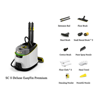 Nettoyeur vapeur multifonctionnel SC 5 Deluxe EasyFix Premium 220V, serpillière vapeur haute température Karcher, deux modes vapeur et liquide