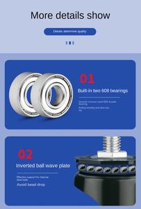 Rodízio Giratório Silencioso Universal de Borracha TPR Macia de 2 e 4 Polegadas, Rodízios Invisíveis Planos de PP para Banheiro e Sala de Estar - Product Image 4