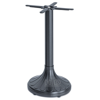 Vente à chaud Pieds de table en laiton en fonte Support de jambe polyvalent pour manger en plein air Hôtels Bars à la maison Revêtement en poudre industriel