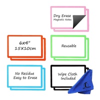 Coloré personnalisé effaçable à sec dessin Mini cartes nominatives tableaux blancs tableau blanc étanche avec marqueurs