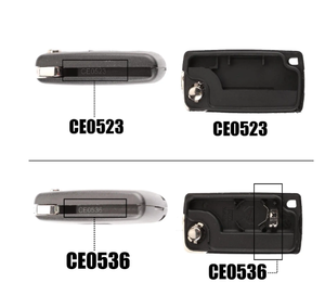 3 nút từ xa vỏ chìa khóa xe Fob báo động yêu cầu/FSK pcf7961 với cho Citroen C1 C2 C3 C4 C6 C8 Peugeot 107 308 407 va2 và ce0523 - Product Image 3