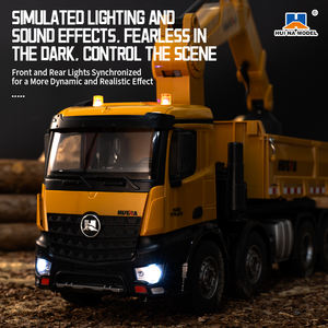 HUINA 1538 1/14 26CH, Camión Volquete con Grúa para Madera, Control Remoto, Modelo de Construcción, Listo para Usar en Interiores y Exteriores - Product Image 5