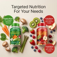 OEM Vegan Fruit & Groente Capsules voor Volwassenen met Natuurlijke Voedingsvezels, 90 Capsules/Fles, 3 Capsules per Dag voor Verbeterde Immuniteit