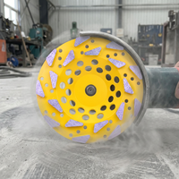 Disque de meulage diamanté en forme de goutte de 7 pouces pour soudage haute fréquence, disque de meulage en forme de coupe pour béton