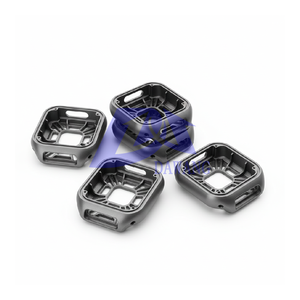 Boîtier de montre intelligente en alliage d'aluminium, pièces usinées CNC, composants électroniques portables - Product Image 1