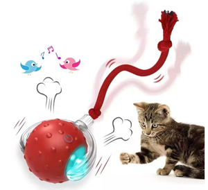 Keuze Leuke Kleine Luxe Interactieve Kattenspeelgoedbal Milieuvriendelijk <span class=keywords><strong>Plastic</strong></span> Self-Hi Pet Bonttunnel Roldoos Voor Kattenhond Plagen - Product Image 1