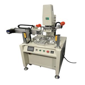 Machine de marquage à chaud automatique à grande vitesse avec plateau rotatif, imprimante PLC pour cartes en papier, état neuf ou d'occasion, pour transferts thermiques - Product Image 3