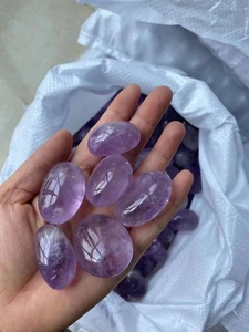 Bán Buôn Thạch Anh Tím Tự Nhiên Đánh Bóng Thạch Anh Pha Lê Sỏi Đá Lộn Để Trang Trí - Product Image 2