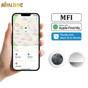 TX02 Smart Tag MFI Find My Smart Antil-lost Key Finder Dispositivo de seguimiento Mini GPS Tracker Locator para coche niños perro bicicleta motocicleta