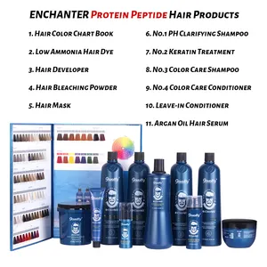 ENCHANTER Professional Salon Private Label OEM Low Ammonia Permanent Peptides Hair Dye Color Cream