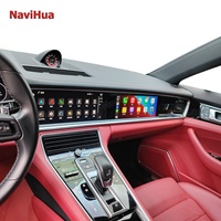 Navihua Nuevo Sistema de Entretenimiento Multimedia para Automóvil Android de 11 Pulgadas con Pantalla para Copiloto, para Porsche Panamera 2018-2023