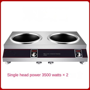 Cuisinière à induction autonome pour cuisine, hôtel, restaurant, restauration, brûleur unique, 3000-3999W, corps en acier inoxydable étanche - Product Image 4