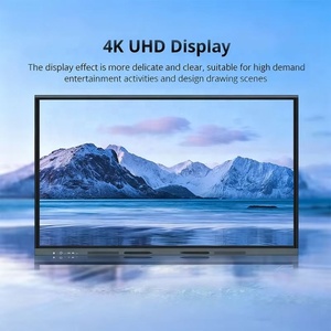 สมาร์ทบอร์ด 75 นิ้ว ไวท์บอร์ดแบบอินเทอร์แอคทีฟ LCD 4K HD พร้อมระบบสัมผัส 40 จุด แรม 4GB หน่วยความจำ 32GB ระบบปฏิบัติการ Android/Windows กล้อง 48MP - Product Image 5