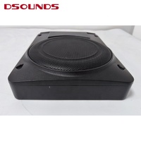 Subwoofer para Coche Ultra Delgado de 10 Pulgadas y 300W RMS con Graves Potentes, Subwoofer Activo para Debajo del Asiento para Modificación de Audio de Automóvil